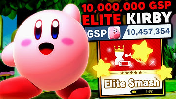 This is what a 10,000,000 GSP Kirby looks like in Elite Smash