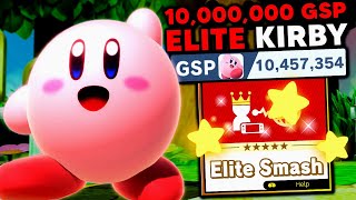 This is what a 10,000,000 GSP Kirby looks like in Elite Smash
