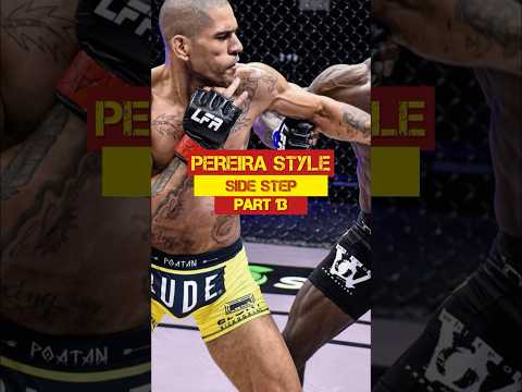 Side step with left hook | Alex Pereira technique #mma #boxing #muaythai