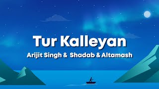 Tur Kalleyan - Arijit Singh & Laal Singh Chaddha & Shadab & Altamash & Pritam & Amitabh B (Lyrics) 🎶