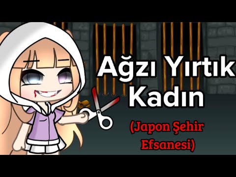 👄✂️ Ağzı Yırtık Kadın ✂️👄 (Japon Şehir Efsanesi) •Gacha Life Türkçe•