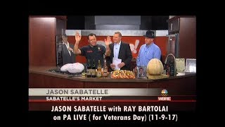 Jason Sabatelle with Ray Bartolai on PA Live  (for Veterans Day) (11/ 9/ 17)