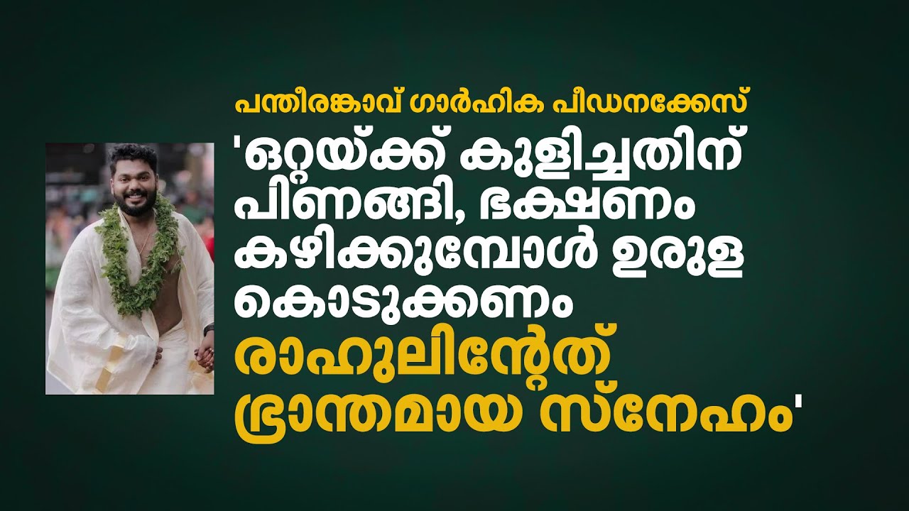 'ഒറ്റയ്ക്ക് കുളിച്ചതിന് പിണങ്ങി, ഭക്ഷണം കഴിക്കുമ്പോൾ ഉരുള കൊടുക്കണം; രാഹുലിന്റേത് ഭ്രാന്തമായ സ്നേഹം'