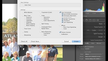 Making a Lens and Camera Develop Preset in Lightroom