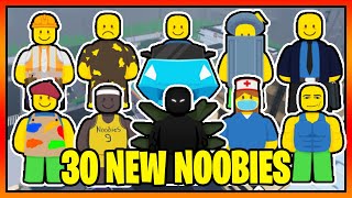 How to get ALL 30 NEW NOOBIES in FIND THE NOOBIES MORPHS || Roblox