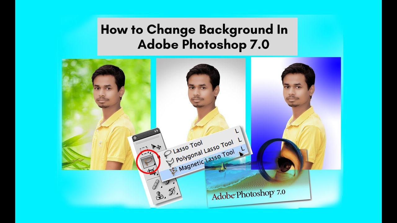 Adobe 7.0 tutorial how to Change background image YouTube