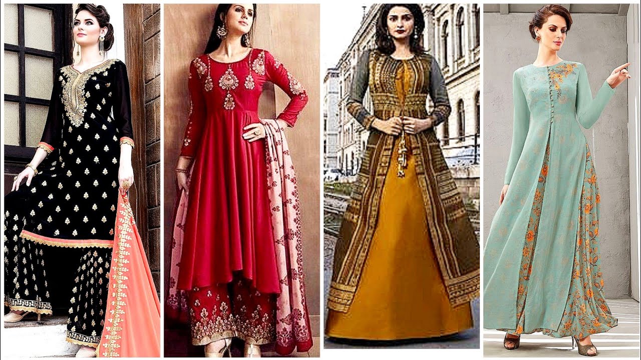 Latest and fabulous designer dresses design beautiful colors dresses ...