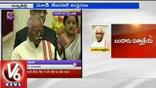 Bandaru Dattatreya takes oath as Minister of State with Independent Charge