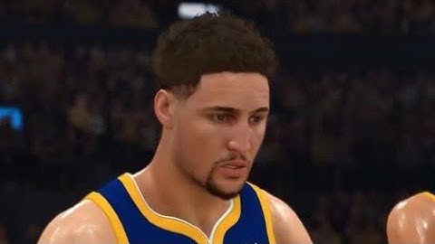 NBA2K20 mobile Klay Thompson face creation