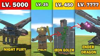 Night Fury Fitness Test Against Minecraft Mob Simulated In Arbs
