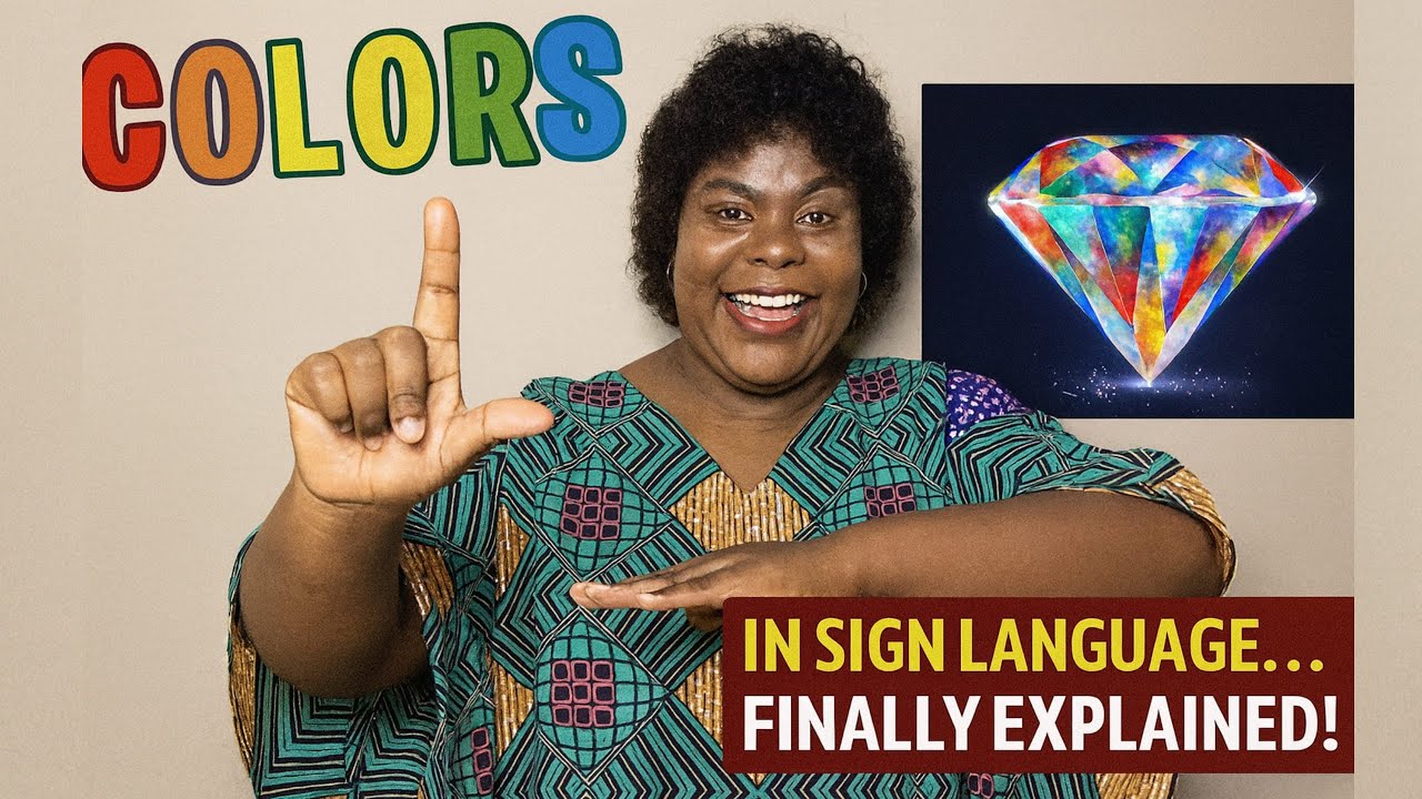 Single Color Sign Language How to Sign Colours in Sign Language (Step-by-Step) - YouTube
