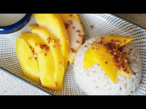 Arroz con mango tailandés ? Mango Sticky Rice Thai - Recetas Express -  YouTube