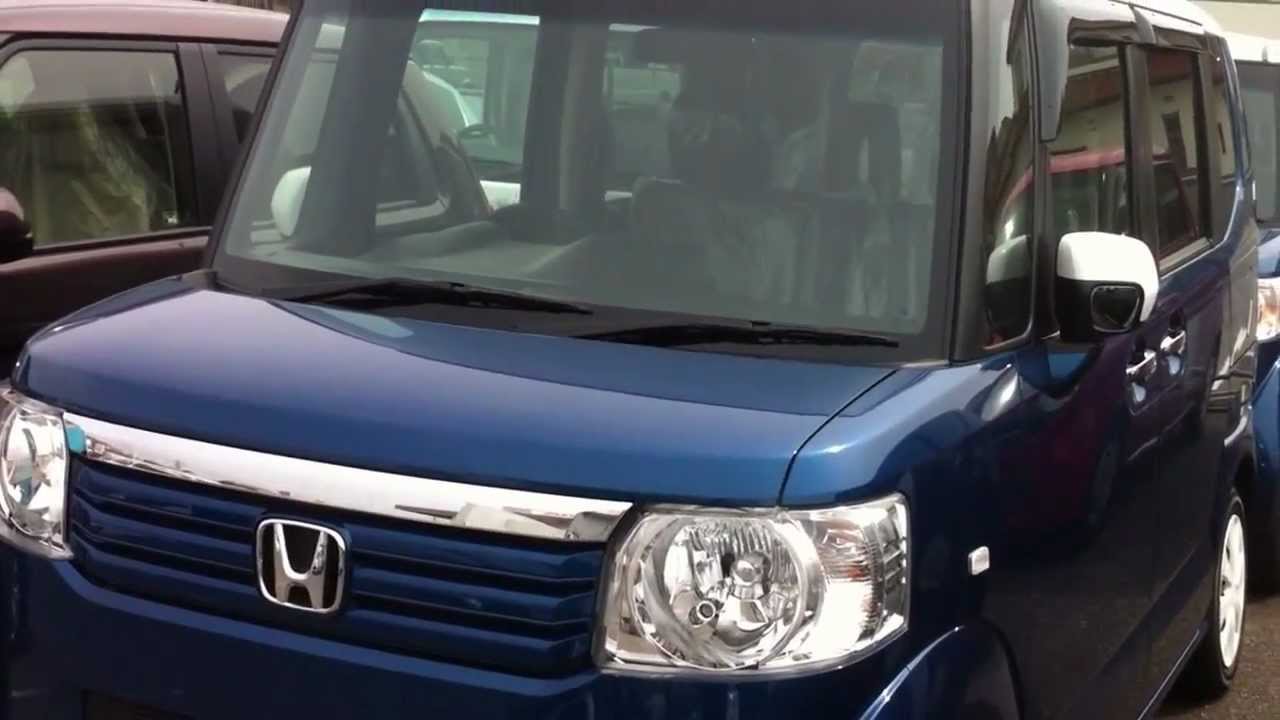 Honda軽自動車 Nboxツートンカラー ブルー 白 納車前 Youtube