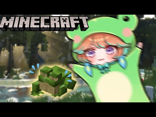 【MINECRAFT】find frog. love frog? am frog! #kfp #キアライブのサムネイル
