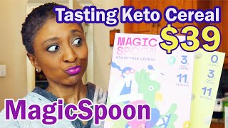 TASTE TEST $39 Keto Cereal - MagicSpoon - 4 FLAVORS / TV Blake Review