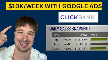 How I Made $10,315.47 in 7 Days with ClickBank & Google Ads (Complete Breakdown)