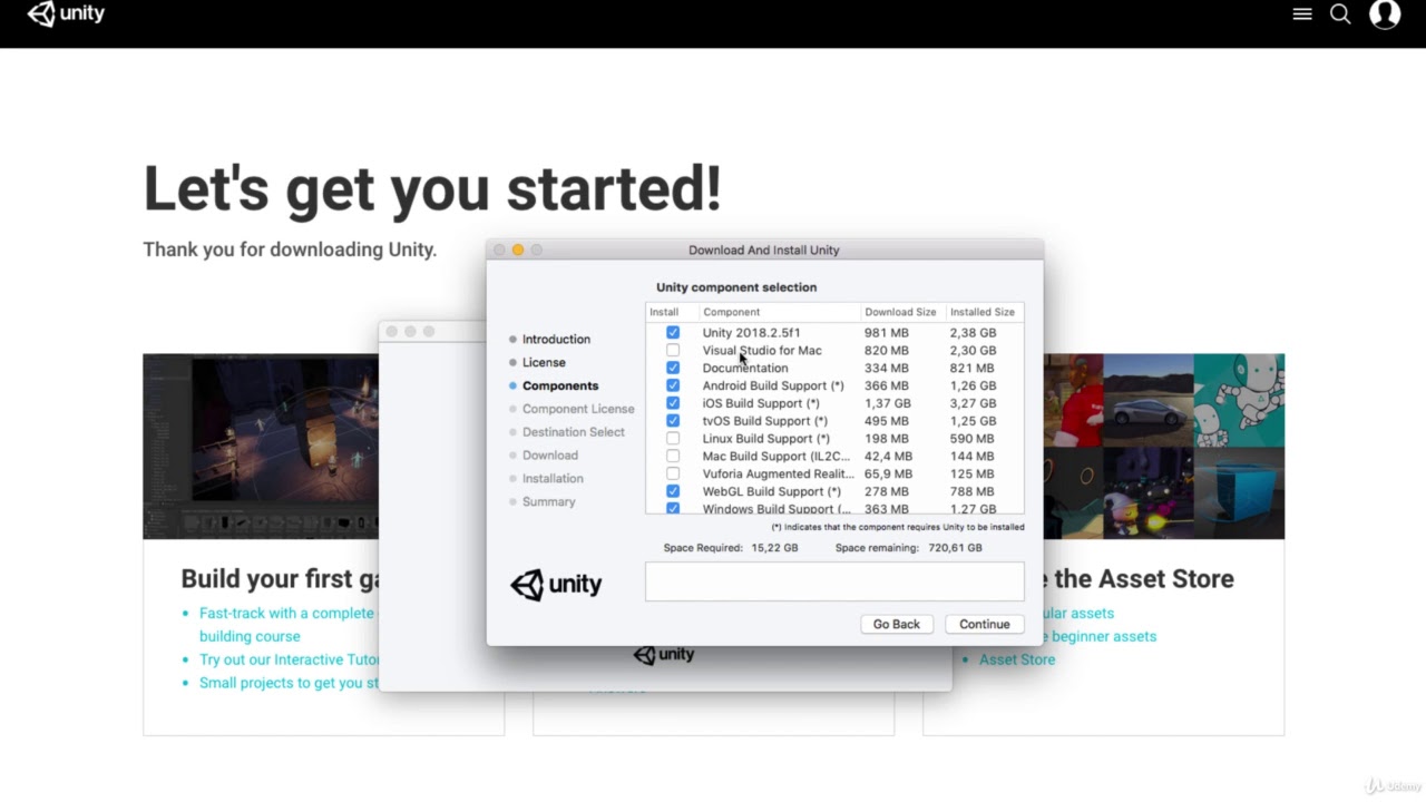 Corso Crea un 3D Runner Game con Unity Download e installazione di ...