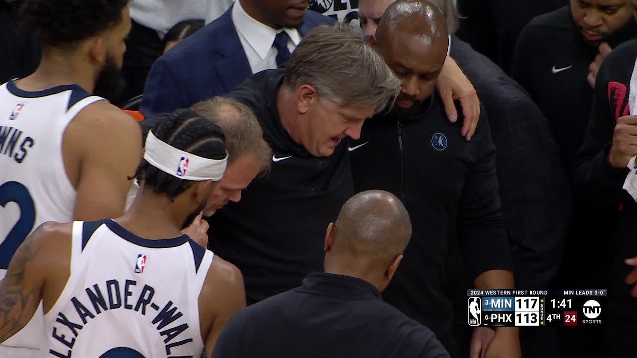 Minnesota Timberwolves head coach Chris Finch injured in mid ...