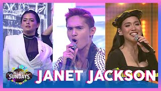 Janet Jackson medley on the AOS stage! | All-Out Sundays