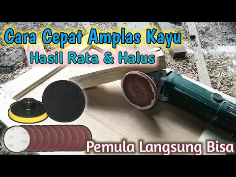 Cara Amplas Kayu Dengan Gerinda Agar Hasil Rata Dan Halus || Wood Sanding Machine