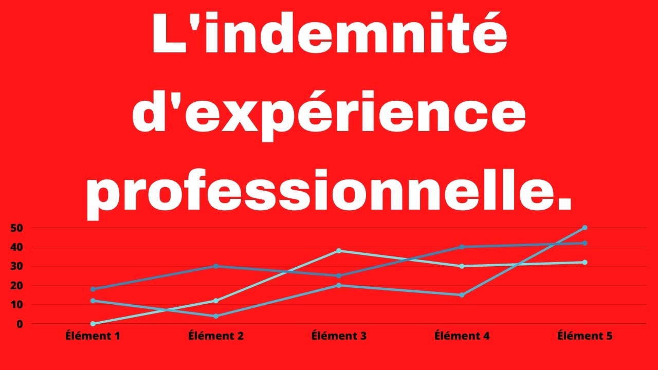 L'Indemnité d’expérience professionnelle.