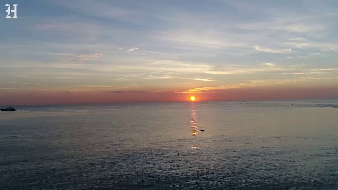 Salida del sol en Miami Beach en el día de Año Nuevo - YouTube