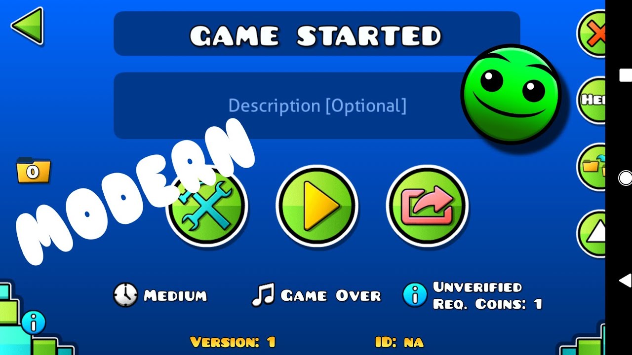 Building Modern lvl | Geometry Dash