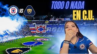 ¡TODO SE DEFINE EN CU! Cruz azul vs Pumas Final IDA 0-0