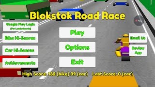 Game Blokstok Road Race - working perfectly on Samsung Galaxy Note-4 Smartphone screenshot 1