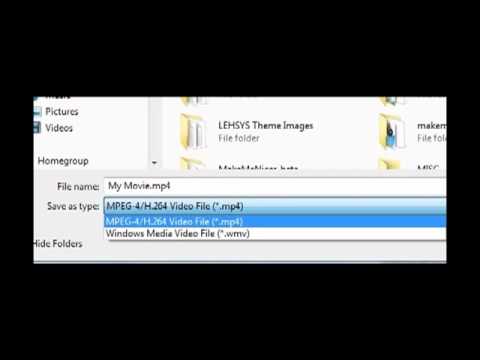 how to convert wlmp to video