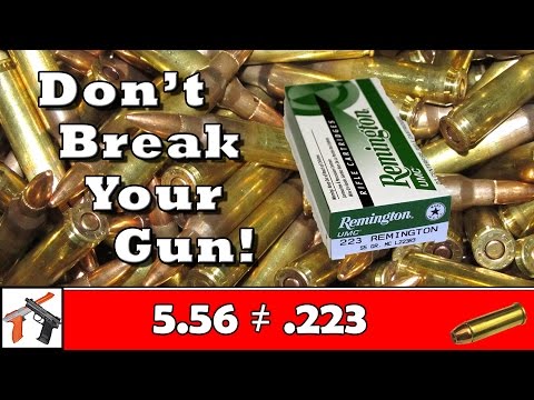 5.56 NATO and .223 Remington Ammo Is Different... Don&rsquo;t blow up your AR 15!