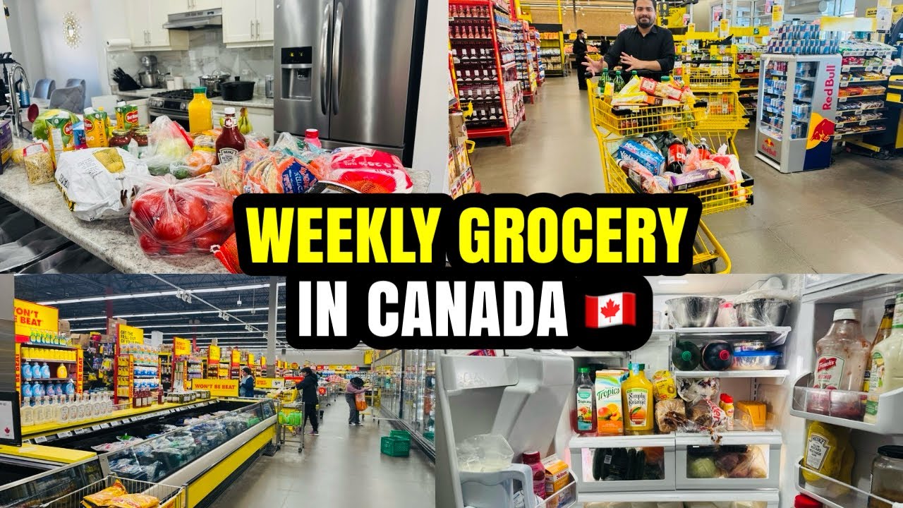 Weekly Grocery With 4 Kids 🧒 Cheapest Grocery Store In Canada 🇨🇦