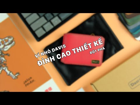 Trên tay ví nhỏ Davis - Đỉnh cao thiết kế