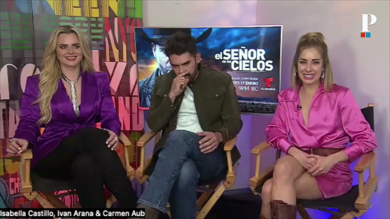 Carmen Aub, Iván Arana e Isabella Castillo comparten su emoción por “El señor de los cielos”