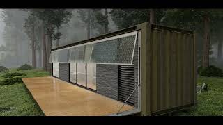 40 ft  Container House. To escape from city to relax, or zombie apocalypse :-)
