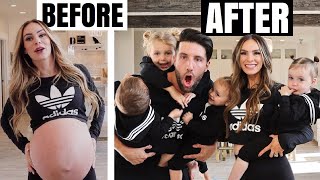 TRIPLET BABY MAMA DANCE 2!!! BEFORE AND AFTER THE TRIPLETS WERE BORN!