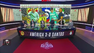 SPICY FOOTBALL 🔥⚽️ | Reactions and analysis after AMERICA vs. SANTOS | Liga MX Matchday 12