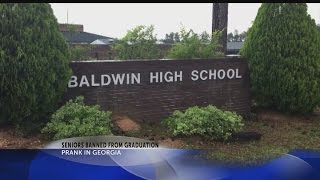 No joke: Georgia school bans 35 pranksters from graduation
