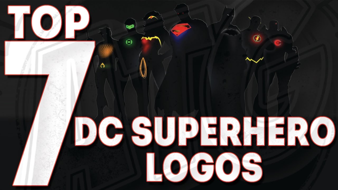top 7 dc superhero logos youtube