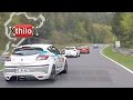 3 Megane RS in traffic jam on the Nürburgring Nordschleife - BTG - 1st may