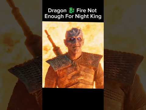Dragon 🐉 Fire Not Enough For Night King #shorts #houseofthedragon #gameofthrones