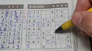 Tuesday. Bonus Extra edition. (#5132) Four Stars Sudoku puzzle. 09-06-2022 Extra part 2 of 4