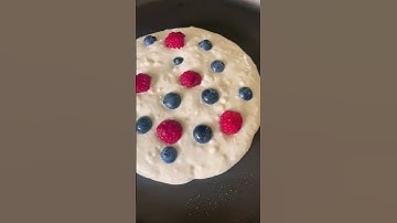 Cooking pancakes for breakfast. #noah #adam #breakfast #pancake