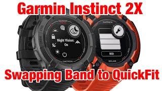 Garmin Instinct 2X Band QuickFit Change Review  Switch to QuickFit and Change Your Style!