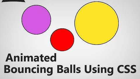 Animated Bouncing Balls Using HTML and CSS3 by ShareCodePoint