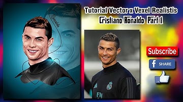 ( Photoshop Tutorial ) Vector Vexel Cristiano Ronaldo Realistic Part 1