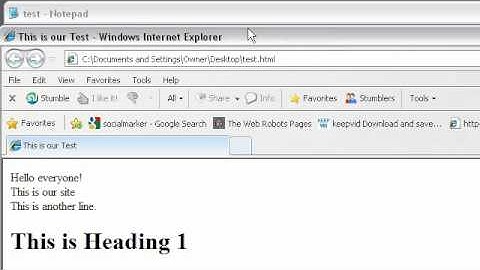 HTML Tutorial 2: HTML for Beginners part 2.