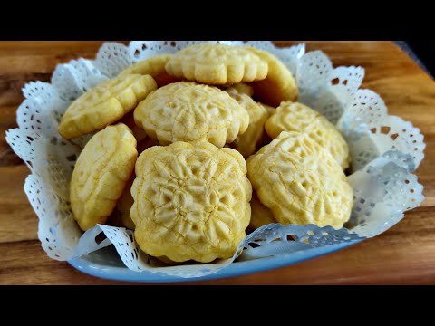 بسكويت الكاسترد بمكونات بسيطة بطريقة كثيير سهلة