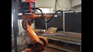 Робот KUKA KR6-C1(Характеризация и запуск роботизированного комплекса для сварочных работ на базе робота KUKA KR6-C1. Программир..., 2016-03-28T18:56:34.000Z)