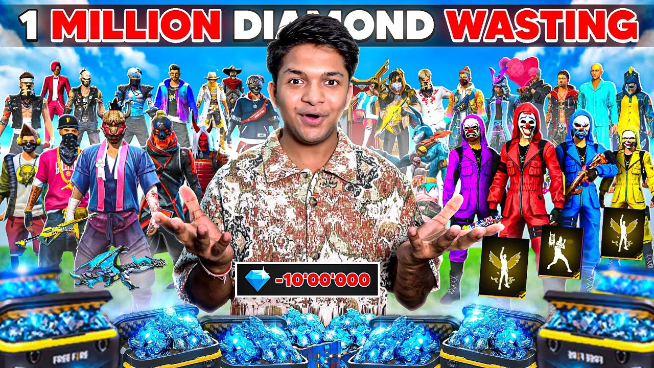 Wasting All Diamond Of Lokesh Gamer💎 Id Hack Prank Global Top 1